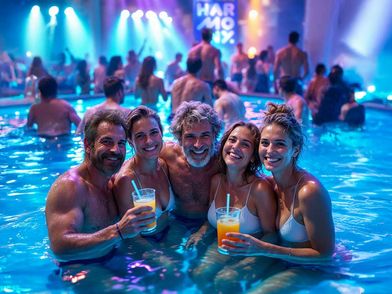 Poolparty des Radiosenders harmony